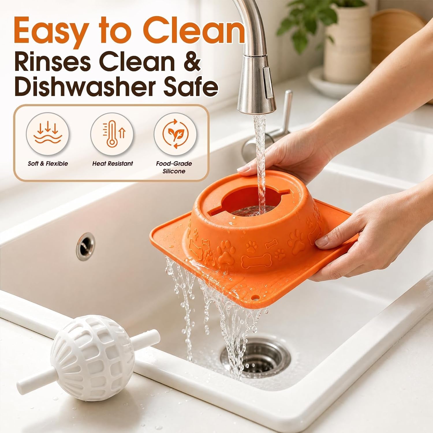 slow-feeder-dog-bowls-anti-slip-dog-lick-bowl-with-interactive-rolling-ball-anxiety-relief-liquid-treat-feeder-bone-broth-yogurt-licking-toy-for-small-medium-large-dogs-and-catsorange