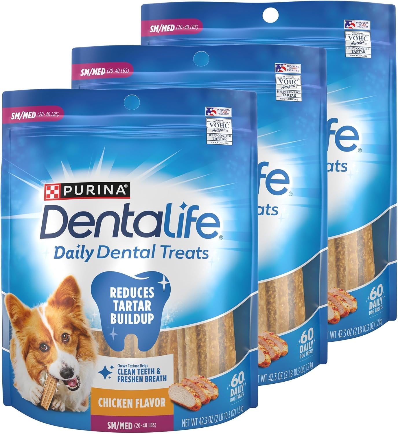 dentalife-purina-daily-oral-care-dental-dog-treats-small-medium-60-ct-for-small-and-medium-dogs-20-40-lbs-chicken-flavored-dental-chews-freshen-breath-and-fight-tartar-buildup-made-in-the-usa