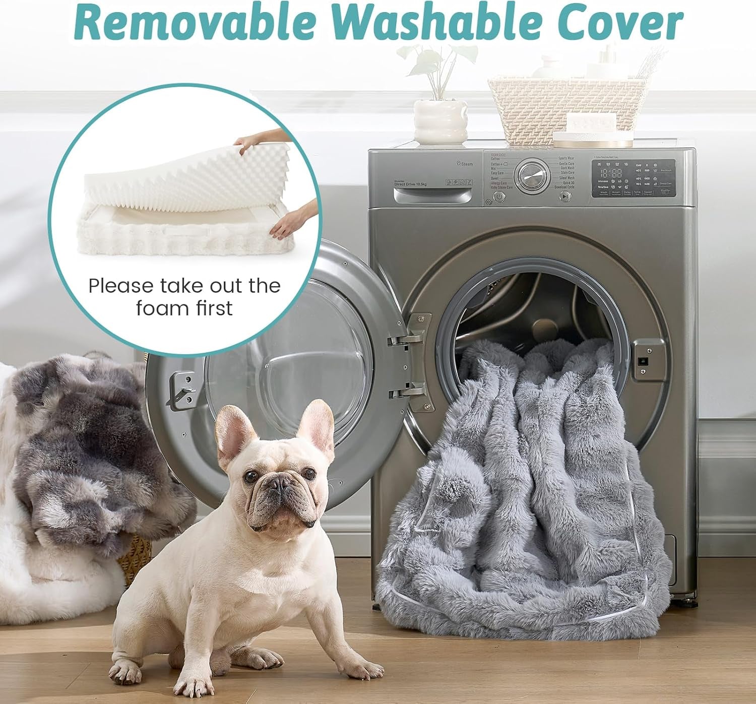 cozy-kiss-orthopedic-dog-bed-for-extra-large-dog-44x32-inch-xl-faux-fur-pet-sofa-bolster-foam-bed-with-sides-non-slip-and-egg-crate-big-dog-couch-bed-with-washable-removable-cover-beige