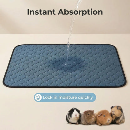 2 Pcs Guinea Pig Cage Liners - Washable Guinea Pig Pee Pads, Waterproof Reusable & anti Slip Guinea Pig Bedding Fast and Super Absorbent Pee Pad for Small Animals Rabbit Hamster Rat5