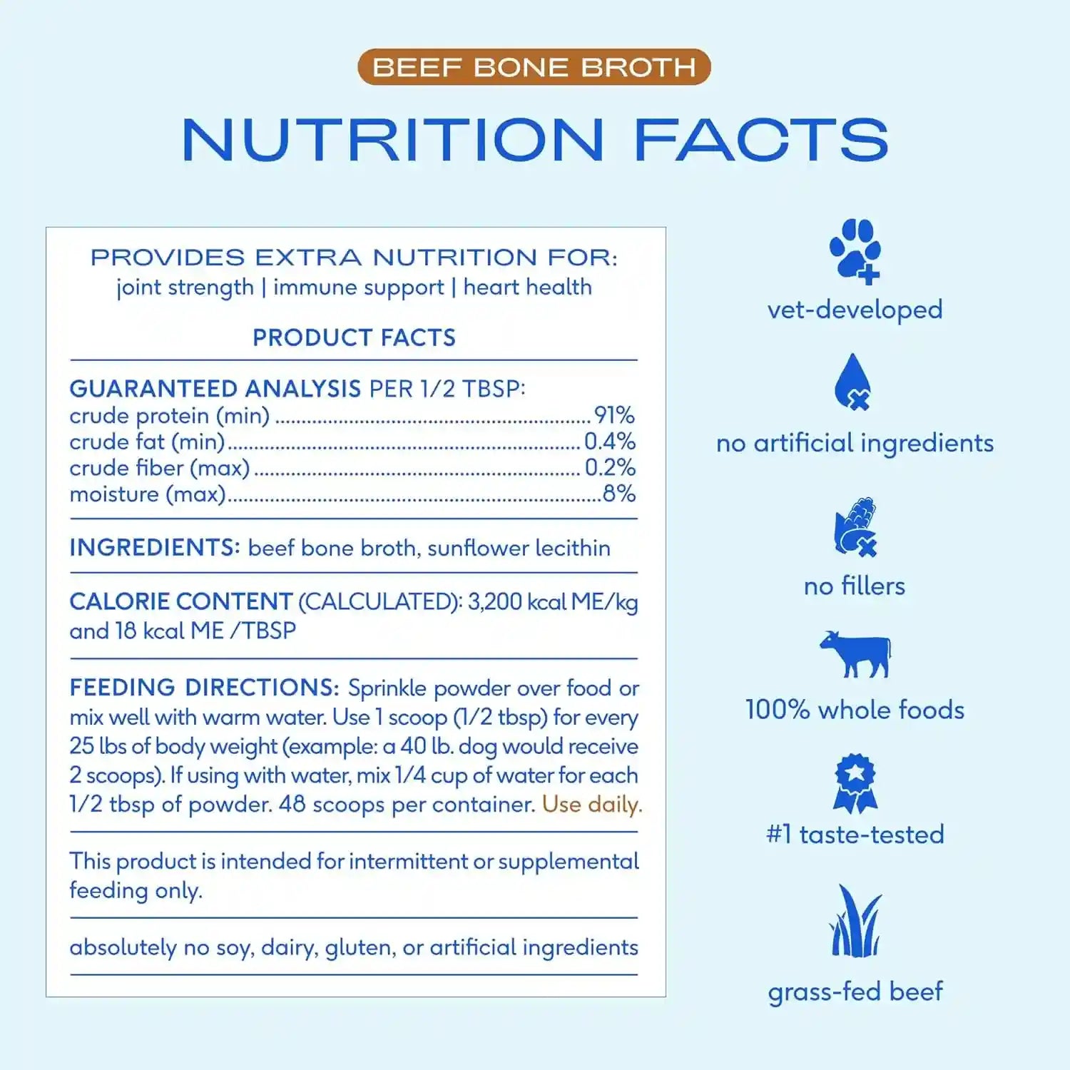 native-pet-bone-broth-for-dogs-made-with-real-beef-bone-broth-dog-food-toppers-for-picky-eaters-provides-extra-hydration-nutrition-for-joint-strength-immunity-heart-health-48-scoops