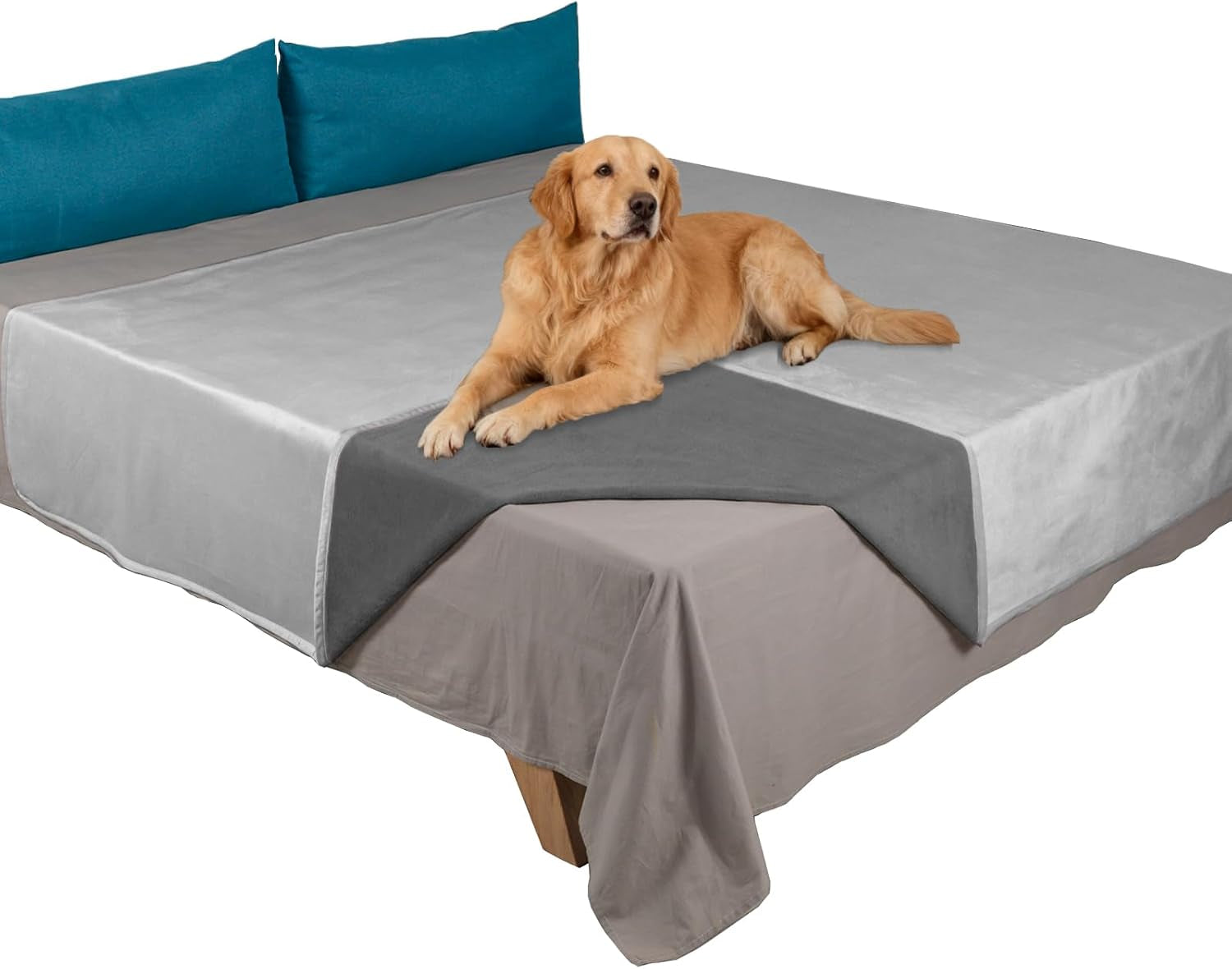 ameritex-pet-bed-blanket-reversible-100-waterproof-velvet-super-soft-for-sofa-and-bed-82x102-inches-cream-sand