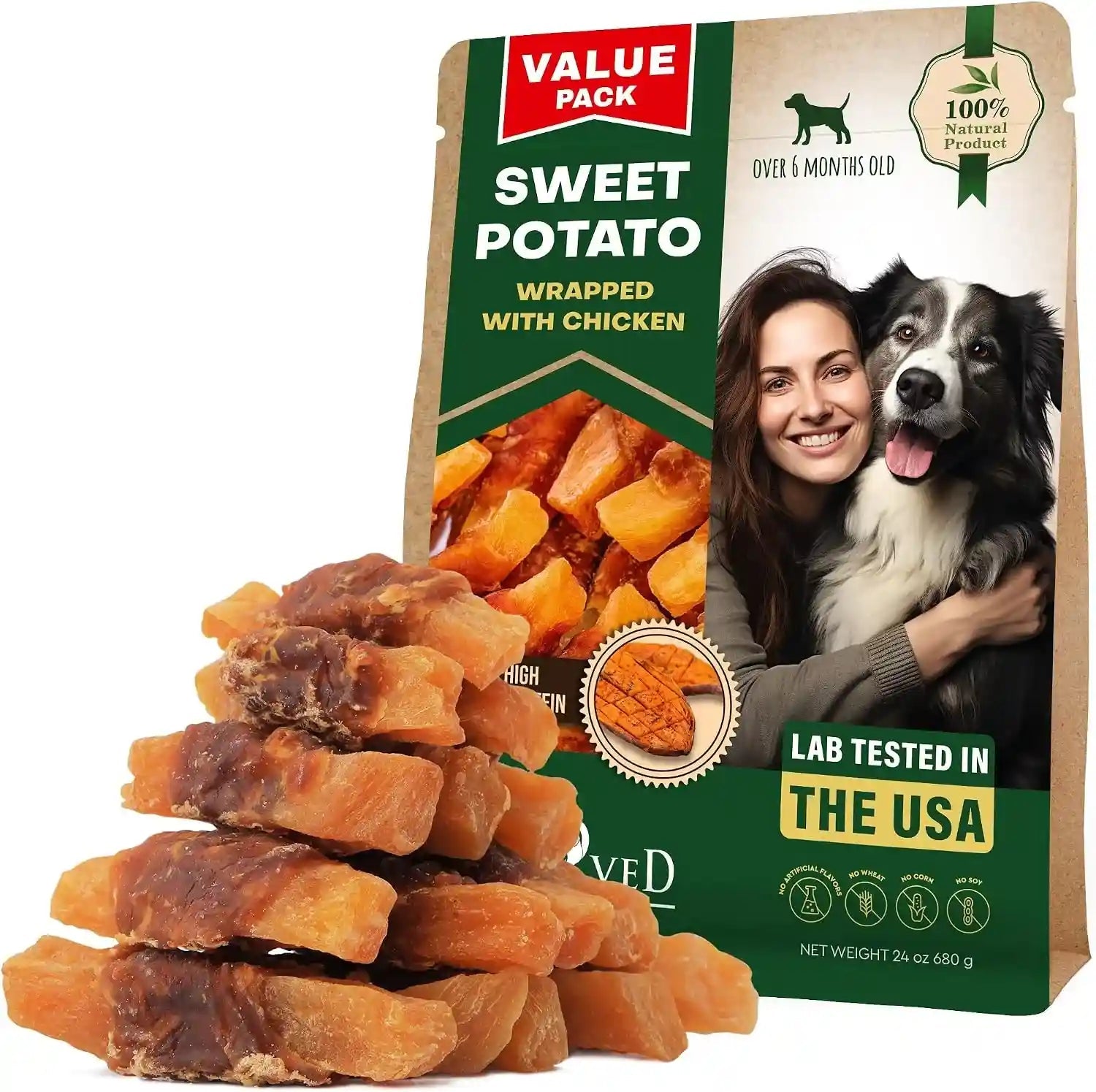 beloved-pets-sweet-potato-dog-treats-healthy-chicken-chews-10-6-oz-puppy-snacks-soft-bones-for-large-medium-small-breeds-natural-dog-food-grain-free-rawhide-free-training-jerky-wraps