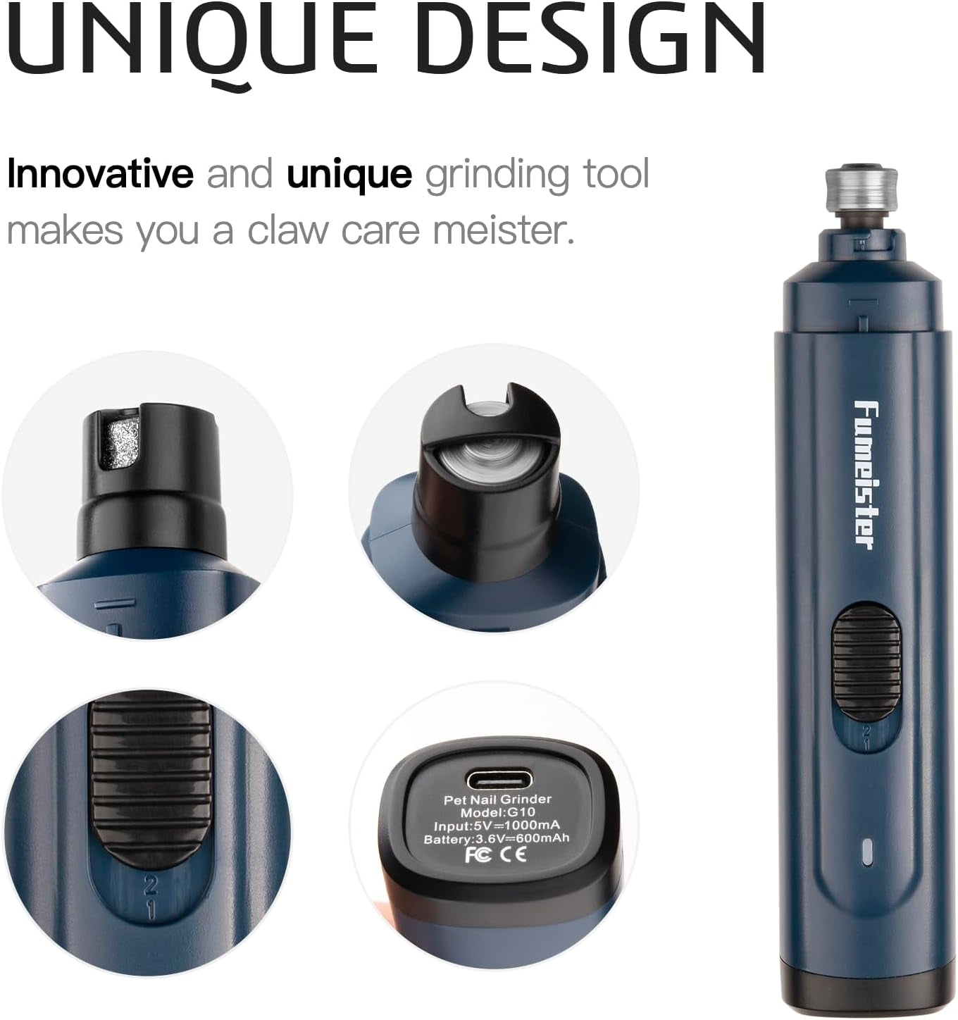 pet-nail-grinder-for-dogs-quiet-2-speed-type-c-rechargeable-dog-nail-trimmer-low-noise-paw-grooming-for-dogs-cats-blue