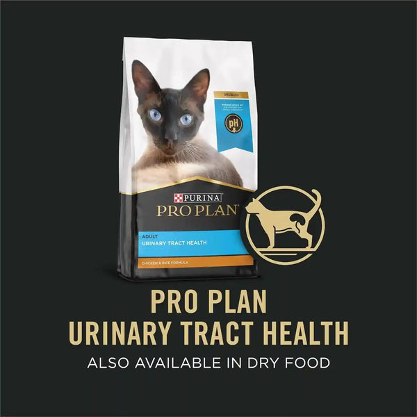 Purina Pro Plan Urinary Tract Health Chicken Entree in Gravy Cat Food - (Pack of 24) 3 Oz. Pull-Top Cans5