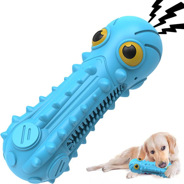 ZIKATON Dog Squeaky Toys for Aggressive Chewers, Durable Chew Toys for Large Medium Breed Dog, Dog Toys, Tough Durable Dogs Toys with Natural Rubber10