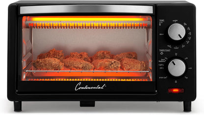 4-Slice Toaster Oven & Broiler, Black CE-TO1093