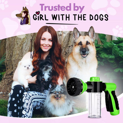 Girl with the Dogs Soap & Shampoo Dispenser for Pet Wash and Garden Hose Sprayer Nozzle2