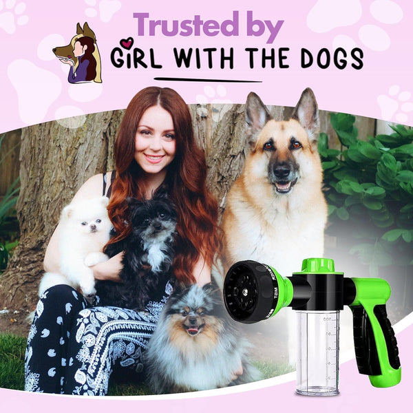 Girl with the Dogs Soap & Shampoo Dispenser for Pet Wash and Garden Hose Sprayer Nozzle2