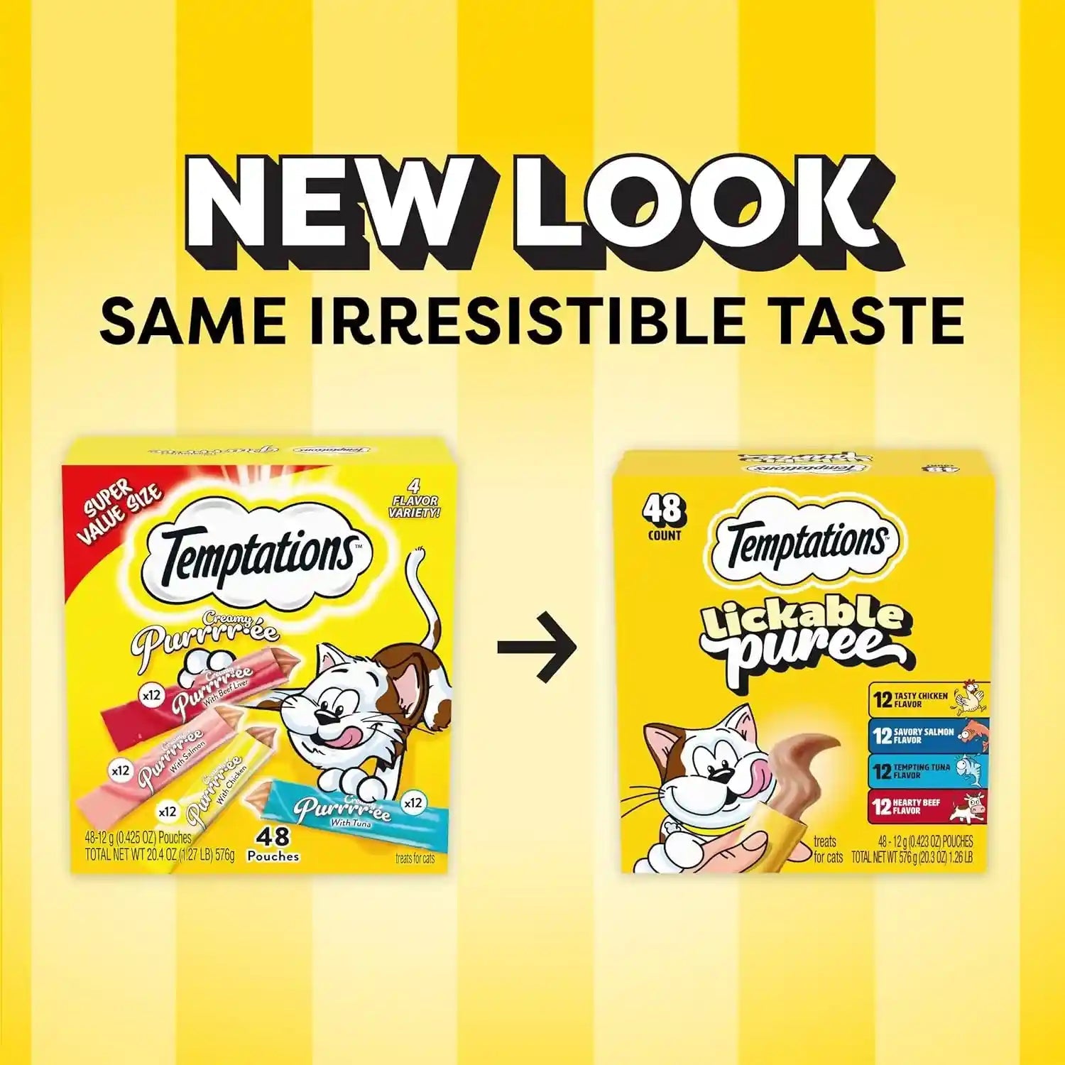 temptations-creamy-puree-cat-treats-beef-chicken-salmon-tuna-48-count-beef-salmon-chicken-tuna-under-15-cal-tube-no-added-sugar-or-fillers-senior-friendly-meal-topper-or-hand-feed