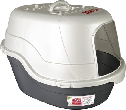Nature’S Miracle Hooded Flip Top Litter Box for Cats, with Built-In Odor Control Charcoal Filter9