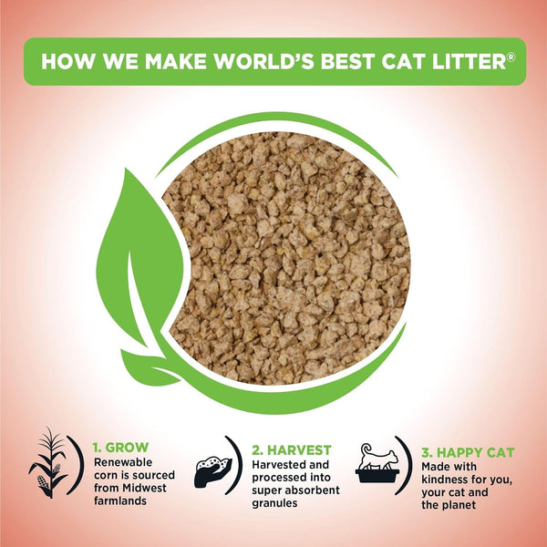 World'S Best Cat Litter, Poop Fighter, Urine & Poop Odor Defense, 15 Lb Bag3