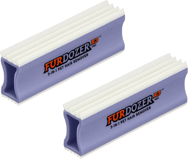 Furdozer Pet Hair Remover & Auto Detailing Tools - Cat & Dog Hair Remover for Carpets, Car Interiors, Couches, Bedding, & Pet Furniture (Green, (2 Pack) - X3 PRO)20