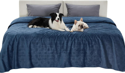 Bedsure Waterproof Couch Cover for Dogs Washable - Waterproof Blanket for Large Dogs Couch Sofa Bed Cozy, Lightweight Furniture Protector for Pet Cat Quick Drying, Ash Grey, 52X82In12
