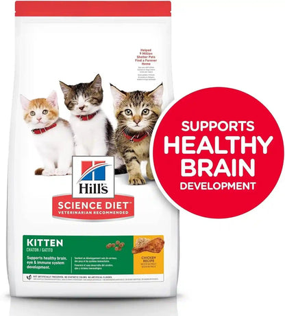 Hill'S Science Diet Kitten Formula Dry Cat Food | #1 Veterinarian Recommended, Chicken Recipe, 7 Lb. Bag10
