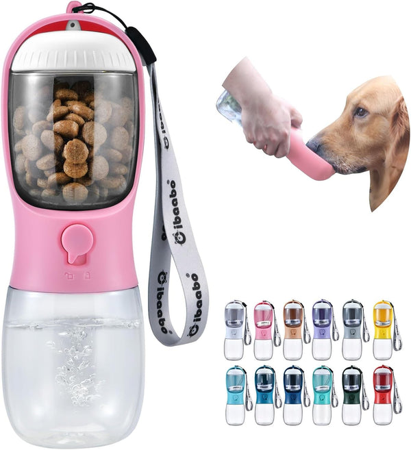 Cibaabo Dog Water Bottle Portable with Food Container & Filter for Travel | Feeding & Hydration | Travel Water Bowl | Portable Pet Dispenser | Dog Gifts | Puppy Essentials | for Hiking Camping Beach26