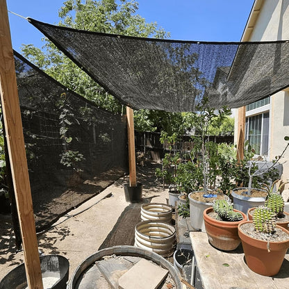 Shade Cloth for Garden Plants Greenhouse, 40-50% Sunblock Neting -For Outdoor Garden Lawn Plant Sun Shade Cloths for Kennel Chicken Coop Easier to Hang Net Cover3