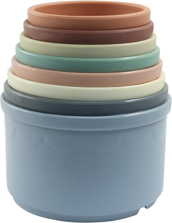 Foraging Cups for Rabbits, Multi-Colored, 8 Pcs | Small Animal Enrichment Tools, Graduated Sizes, Plastic Feeding Accessories, Pet Mental Stimulation1