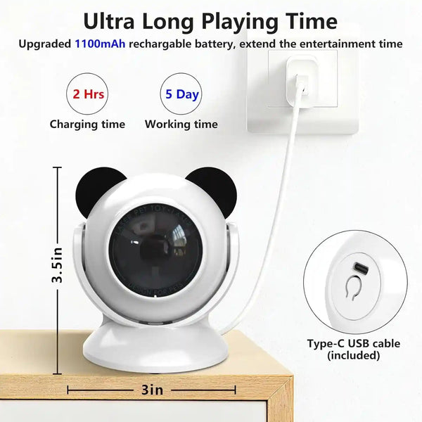 Saolife Laser Cat Toys for Indoor Cats, Truly Random Trjajectory, Suction Cup Design, Run Quiet, Interactive Cat Toy Automatic7