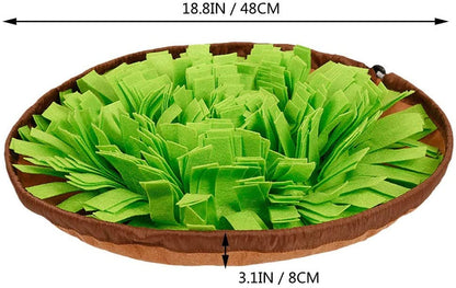 AWOOF Pet Snuffle Mat for Dogs, Interactive Feed Game for Boredom, Encourages Natural Foraging Skills for Cats Dogs Bowl Travel Use, Dog Treat Dispenser Indoor Outdoor Stress Relief8