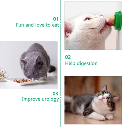 Balacoo 9 Pack Cat Snacks Candy Ball, Cat Energy Ball Toys Includes Catnip | Adhesive Wall Lickable Sugar Balls, Edible Kitty Toys - Healthy Safe Cat Treats Balls, Kitten Chew Toys for Teeth Cleaning6