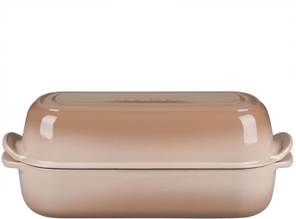 Enameled Cast Iron Loaf Pan with Lid, Bread Pan, Dutch Oven Bread Pan for Homemade Sourdough Bread Baking, 12.5X5.5 Inch, 5Qt, Mocha3