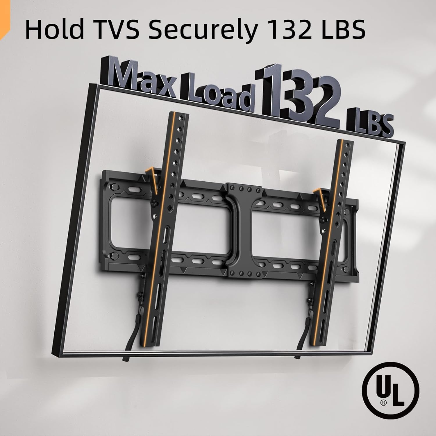 iworkborad-55-65-75-85-inch-tilting-tv-wall-mount-for-32-90-tvs-low-profile-tv-mount-bracket-safe-lock-quick-release-max-vesa-600x400mm-24-inch-studs-132-lbs-fit-most-55-75-85-86-tvs