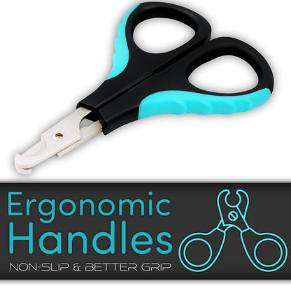 Cat Nail Clipper by H&H Pets - Professional Sharp Stainless Steel Claw Clipper Trimmer with Sturdy Non Slip Handles - for Small Animal & Cats Nail Cutter6