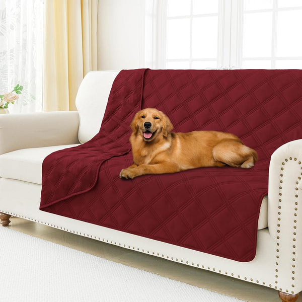 Smiry Waterproof Dog Bed Cover, Reversible Pet Blanket for Sofa Couch | Soft Washable Dog Blanket, Leakproof Couch Cover for Dogs Cats & Furniture Protection, 52X82, Grey/Dark Grey99