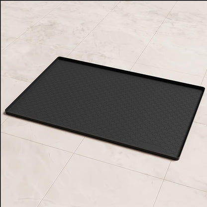 Litter Box Splash Guard, Litter Box Pee Shields for Dogs, Easy to Clean Indoor Dog Fence with Puppy Pee Pad Holder Tray Fits5