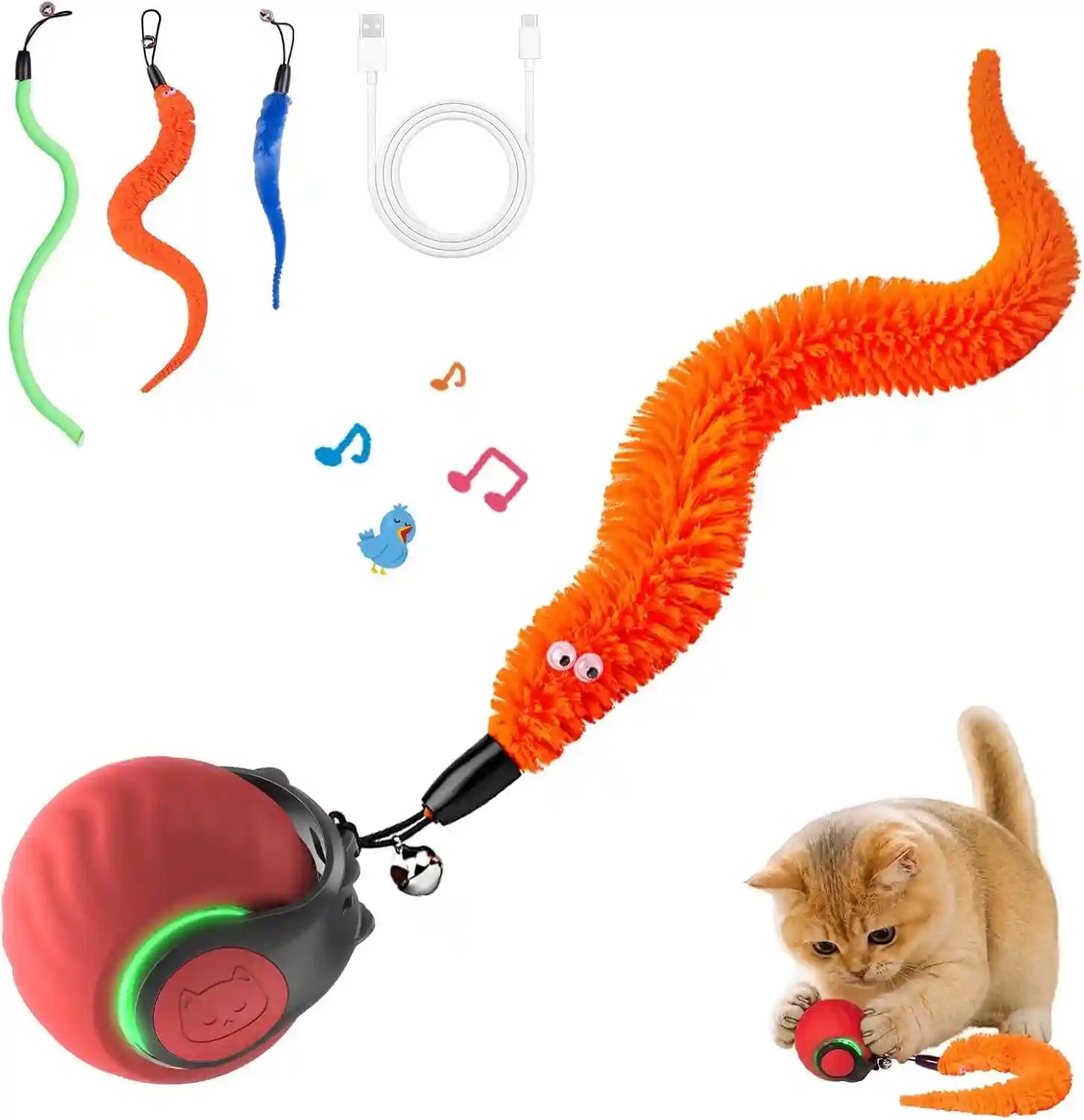 interactive-cat-toys-with-bird-sounds-3-speed-modes-for-indoor-cats-play-bird-sounds-3-speed-modes-rechargeable-automatic-rolling-3-tails-fast-charging-ball-for-indoor-cats-on-hard-floor-carpet