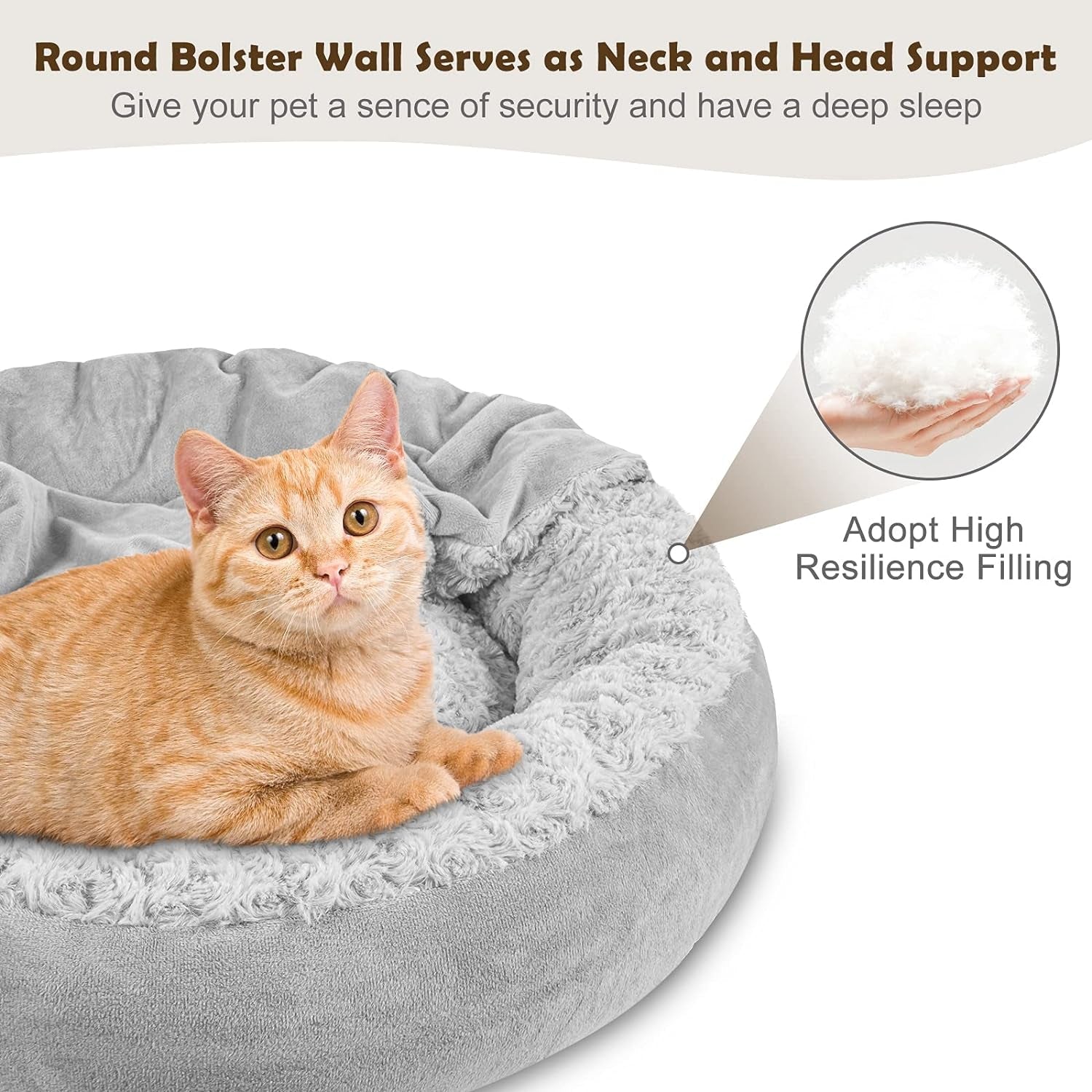 joejoy-small-dog-bed-cat-bed-with-hooded-blanket-cozy-cuddler-luxury-puppy-pet-bed-donut-round-calming-anti-anxiety-dog-burrow-cave-bed-anti-slip-bottom-and-machine-washable-23-inch