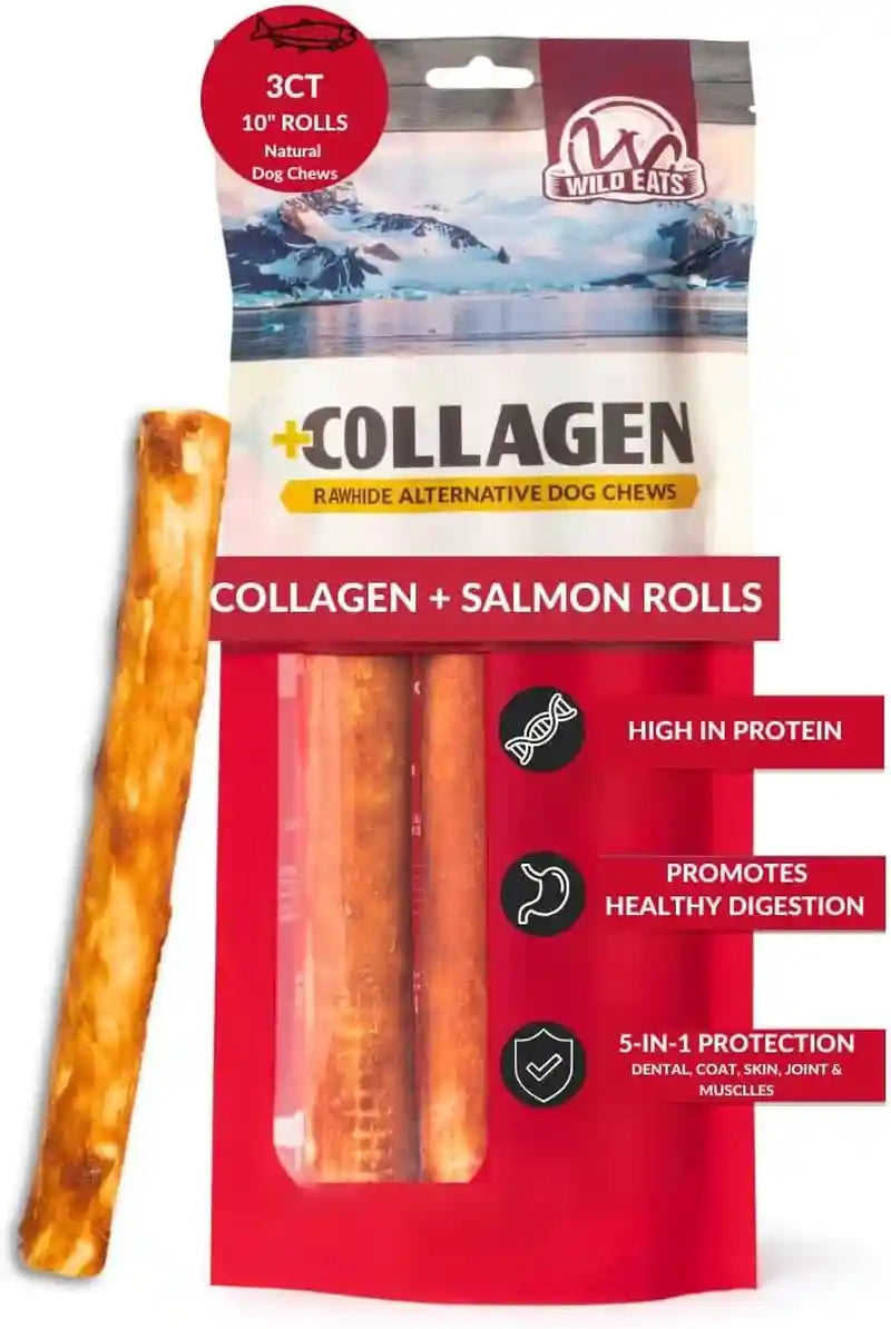 wild-eats-real-duck-collagen-bully-sticks-for-dogs-25-pack-rawhide-free-no-hide-chew-treat-made-without-grain-5-inch-size-high-protein-satisfies-natural-gnawing-urges-suits-all-breeds