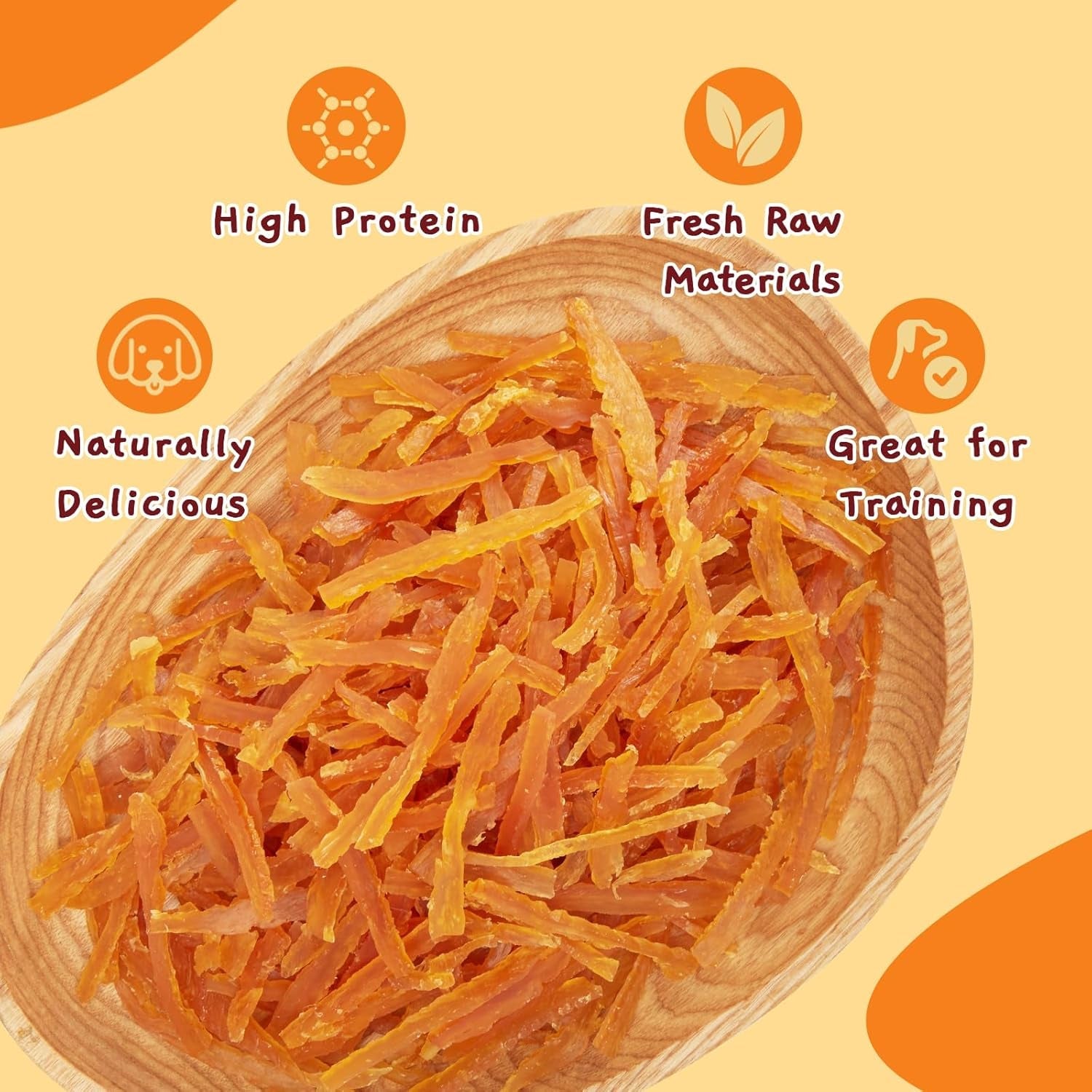 jungle-calling-mini-chicken-strips-training-treats-for-small-dogs-and-cats-soft-chewy-high-protein-limited-ingredient-puppy-snacks-grain-free-easy-to-digest-no-artificial-additives-10-6-oz