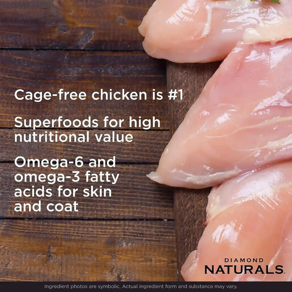 Diamond Naturals Senior Real Meat Recipe Natural Dry Dog Food with Real Cage Free Chicken, 35Lb | Balanced Protein & Fat Levels Tailored for Aging Dogs | Glucosamine to Help Support Joints & Mobility | Guaranteed Probiotics4