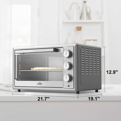 WTH1215S4MC15 Countertop Toaster Oven, Pull down Door Handle, 5 Cooking Programs, Minutes Timer, 1500W/120Volts, 42L Manual, Stainless Steel7