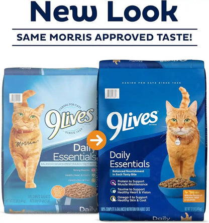 9Lives Daily Essentials Dry Cat Food, 28 Pound Bag2