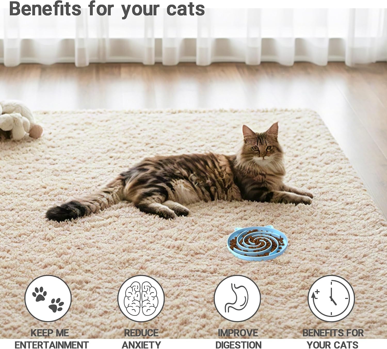 bifeaw-slow-feeder-cat-bowl-easy-to-clean-silicone-bowl-ideal-for-dry-and-wet-food-green-and-blue