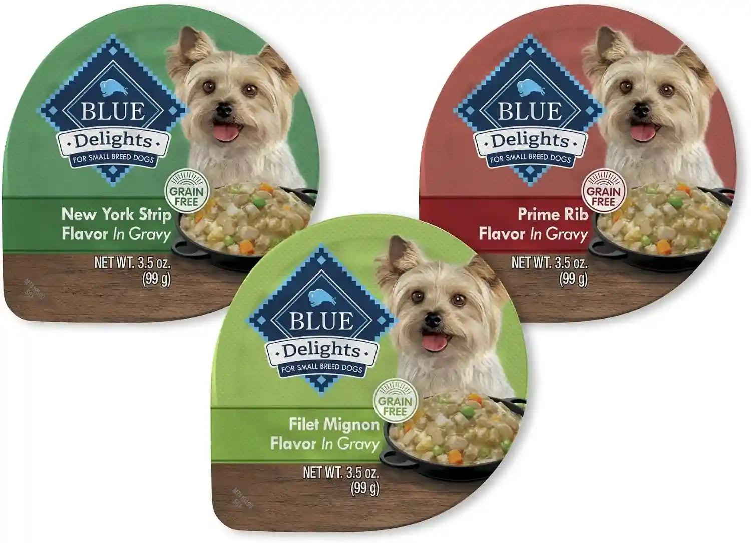 blue-buffalo-delights-variety-pack-natural-grain-free-wet-dog-food-for-small-breed-dogs-filet-mignon-flavor-new-york-strip-flavor-in-gravy-with-natural-ingredients-3-5-oz-each-12-cups