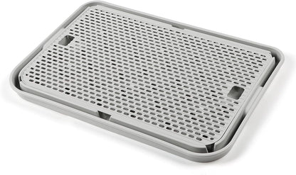 Large Cat Litter Box Step Mat, 16.5"X11.2" Cat Ramp Stairs, Cat Litter Catcher for Self-Cleaning Litter Box, Cats Pedal Step Stool Ideal for Kitten & Older Cats (Light Grey)8
