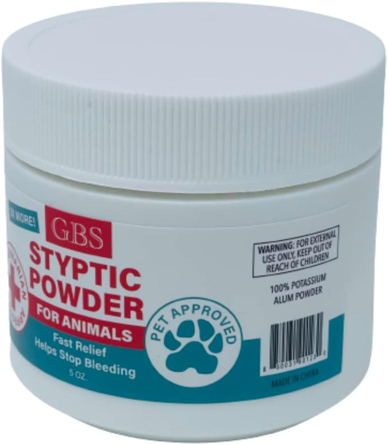 5-oz-styptic-powder-for-dogs-cats-birds-stops-bleeding-quick-blood-clotting-for-nail-clipping-minor-cuts-tail-docking-wing-clipping-pet-first-aid-hemostatic-powder-with-sealed-top-scoop-stops-bleeding-quick-blood-clotting-for-nail-clipping-minor-animal-cuts-wound-care-pet-first-aid-hemostatic