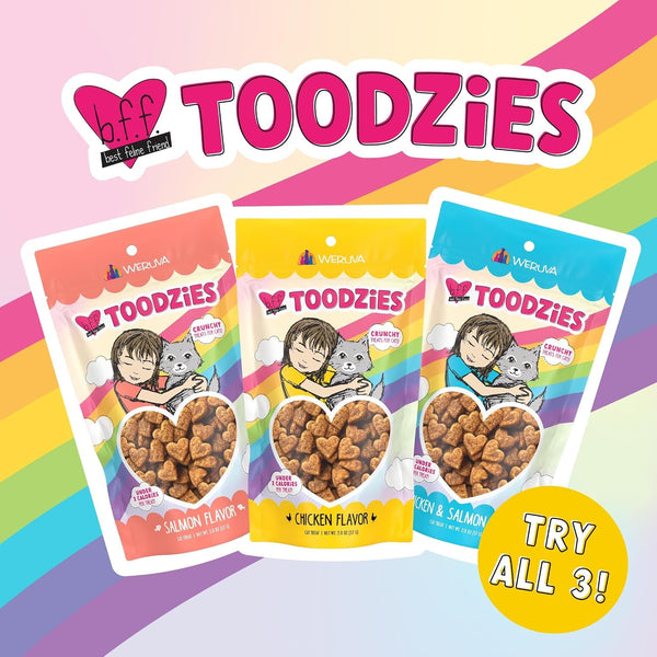 Weruva BFF Toodzies, Chicken and Salmon Crunchy Cat Treats, 2Oz Bag7