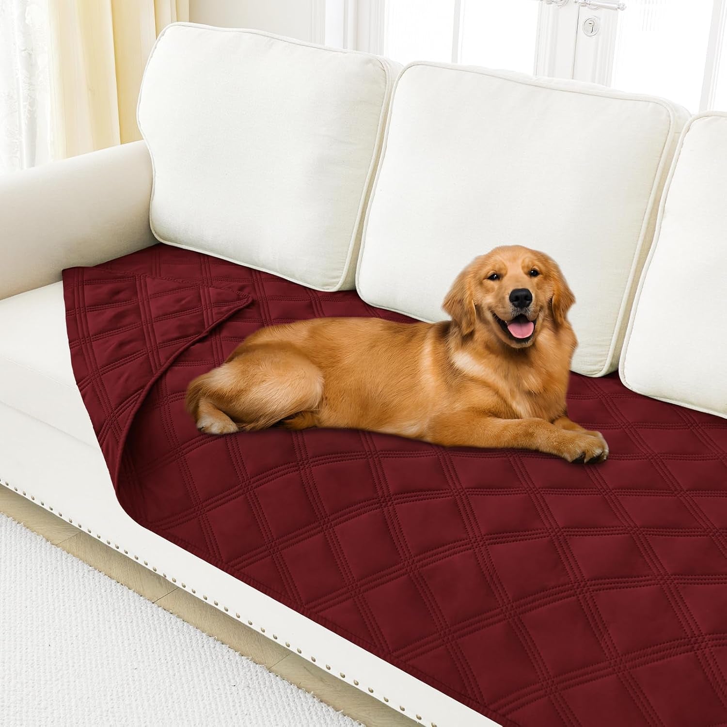 smiry-waterproof-dog-bed-cover-blanket-reversible-pet-blanket-soft-reversible-washable-leakproof-cats-dogs-couch-cover-for-sofa-couch-furniture-30x70-inch