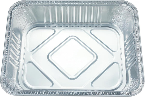 Aluminum Pans 9X13 Disposable Foil Pans (10 Pack) Half Size Deep Steam Table Pans Extra Thick for Baking, Cooking, Roasting, Heating, Serving & Lining Steam-Table Trays7