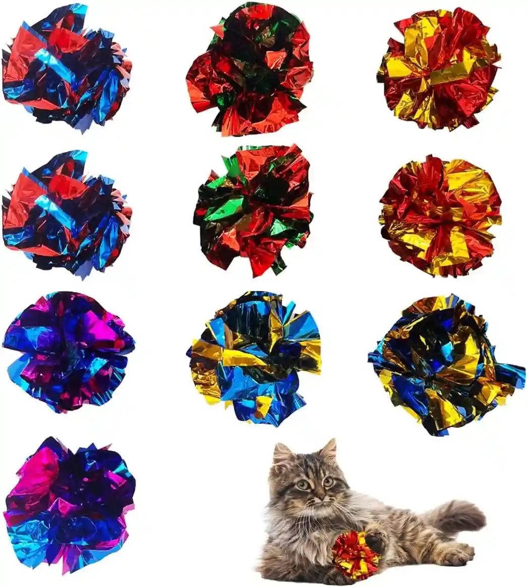 cat-crinkle-ball-toys-10-packs-for-indoor-cats-to-kill-time-and-keep-fit-2-3-inch-colorful-mylar-crinkle-balls-attract-cats-to-swat-bite-hunt-interactive-toys-for-cats-and-kittens