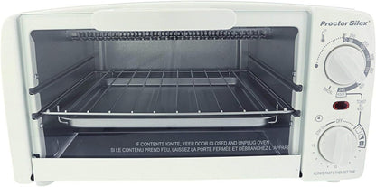 Ham.Beach/Proctor Silex 4Slice Toaster Oven Broilr White 31116, 41