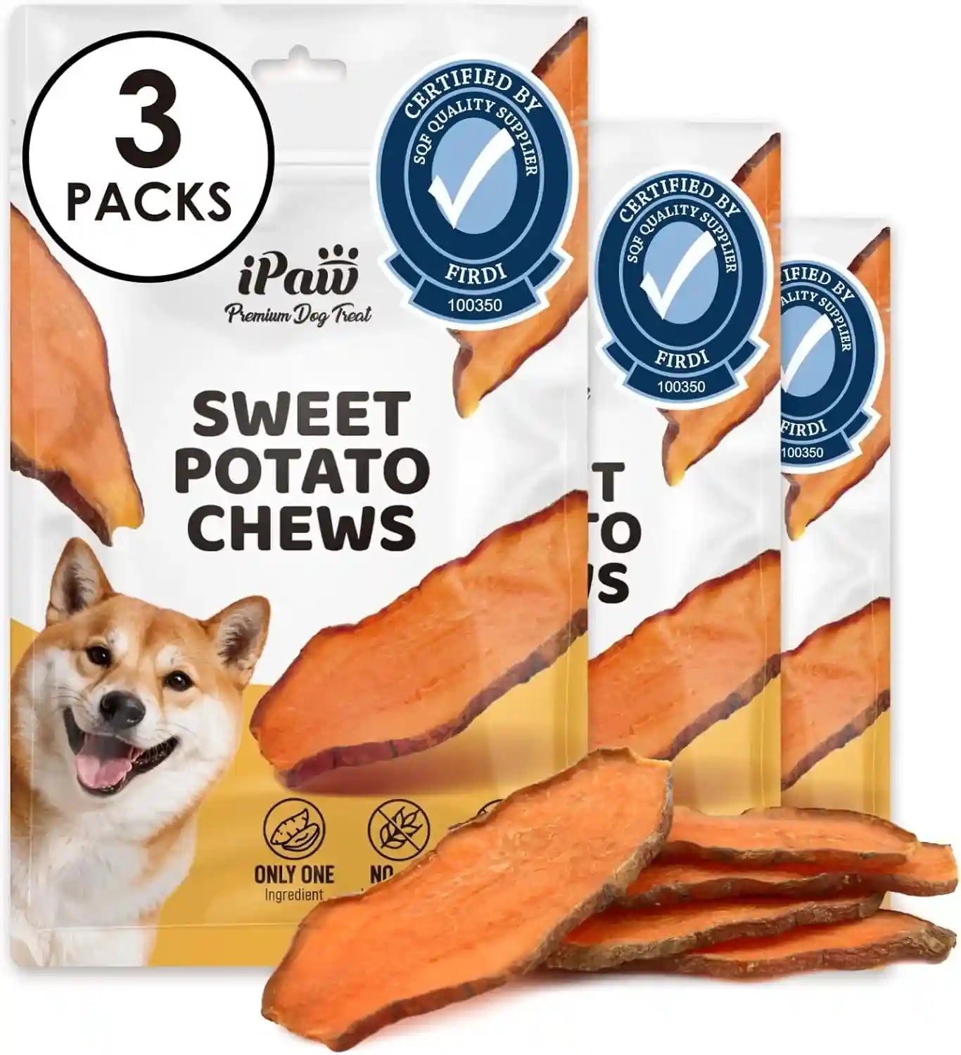 ipaw-sweet-potato-dog-treats-sqf-certified-production-process-dog-chew-human-grade-single-ingredient-rawhide-alternative-dog-treats-for-vegetarian-hypoallergenic-easy-to-digest