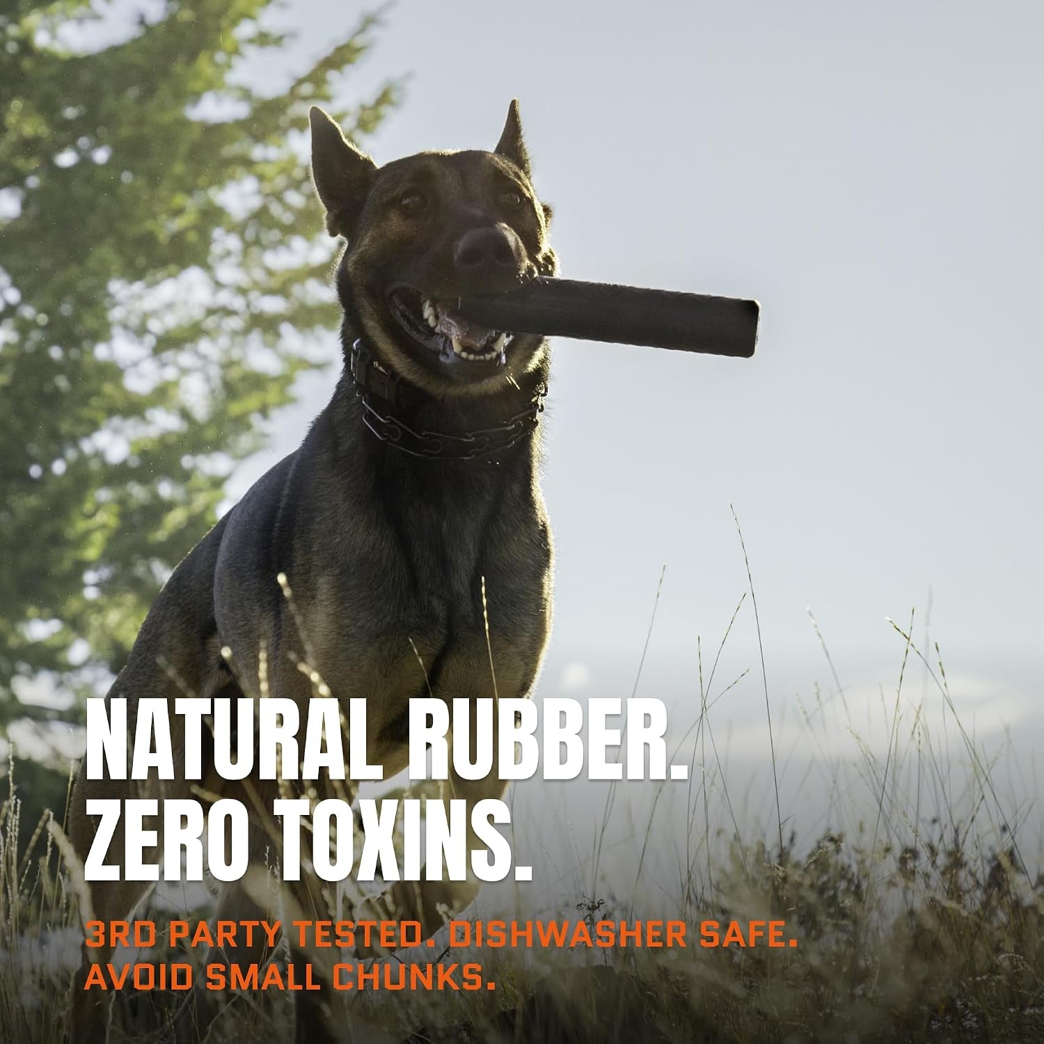 monster-k9-chew-stick-virtually-indestructible-lifetime-guaranteed-usa-made-vulcron™-natural-rubber-durable-heavy-duty-tug-fetch-dog-toy-for-aggressive-chewers-med-large-breeds-9x1-75