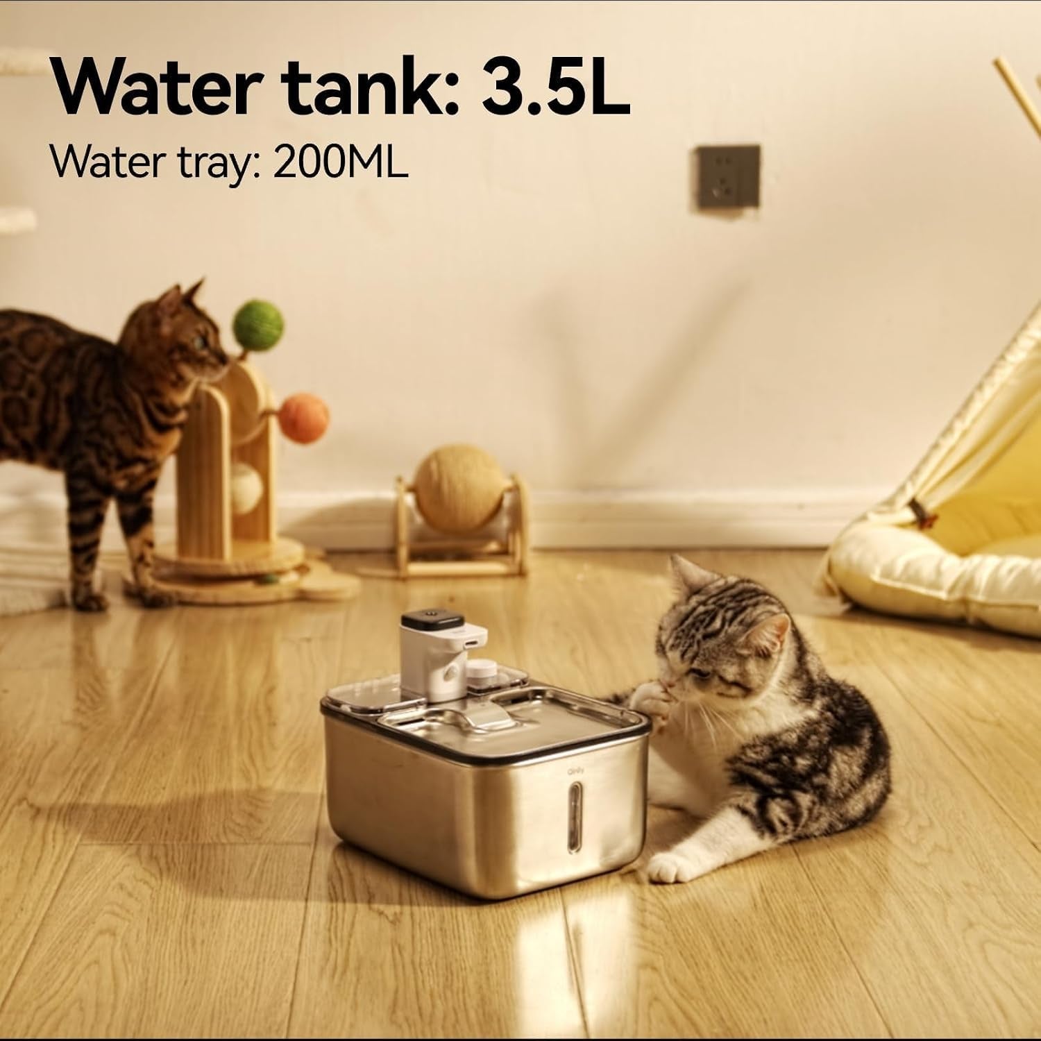 stainless-steel-cat-water-fountain-wireless-for-cats-indoor-3-6l-123oz-automatic-metal-dog-water-dispenser-cordless-battery-operated-pet-drinking-fountain-rechargeable-waterer-with-motion-sensor