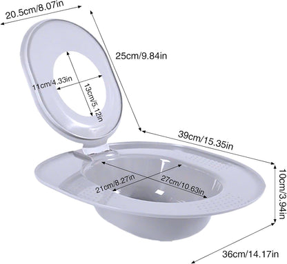 Cat Toilet Trainer Kit - Portable Litter | Reusable Cat Litter Toilet Training Kit with Urinal Potty, Easy to Clean, Ideal for Kittens, Pets, Home, Travel, RV, Apartment & House Use2